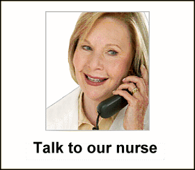 Talk to our nurse