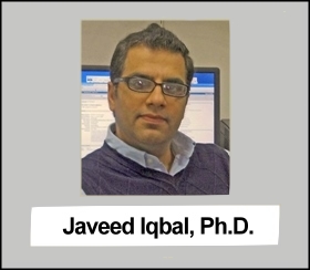 lymphoma specialist Javeed Iqbal, Ph.D.